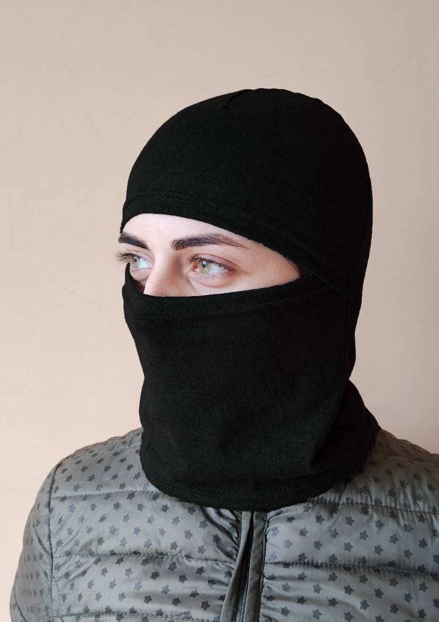 

Балаклава подшлемник Van Gils многофункциональная 3 в 1 хлопок черная (VG-Mid)