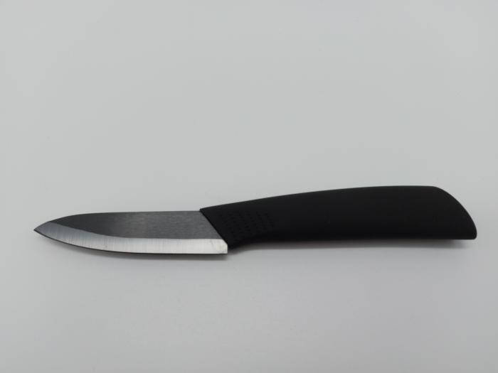 

Нож кухонный черный для чистки и нарезки овощей и фруктов L 18 cm лезвие 8 cm Кухонные ножи и подставки