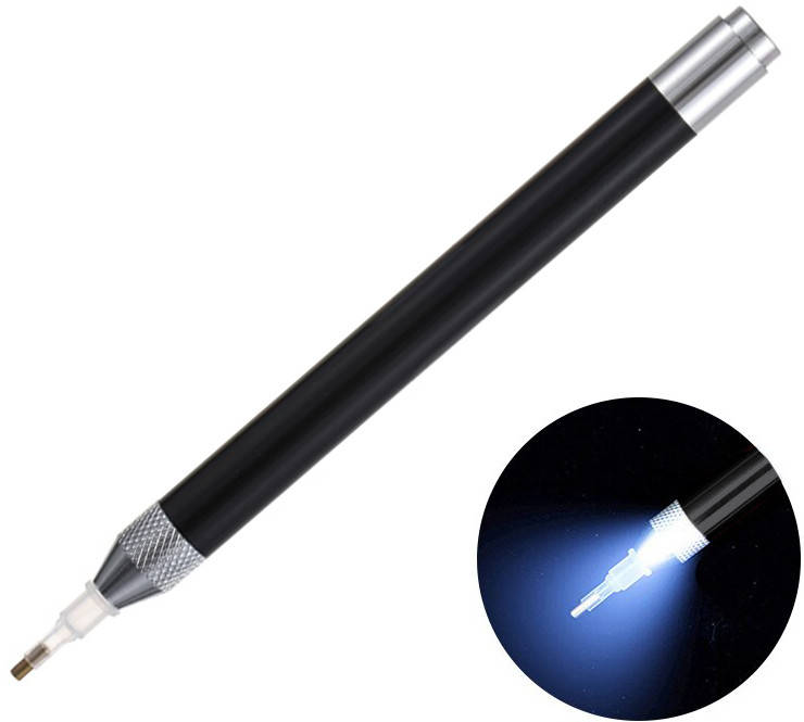 

Стилус для Алмазной Мозаики DA-12 CrystalArt (С Подсветкой) Black