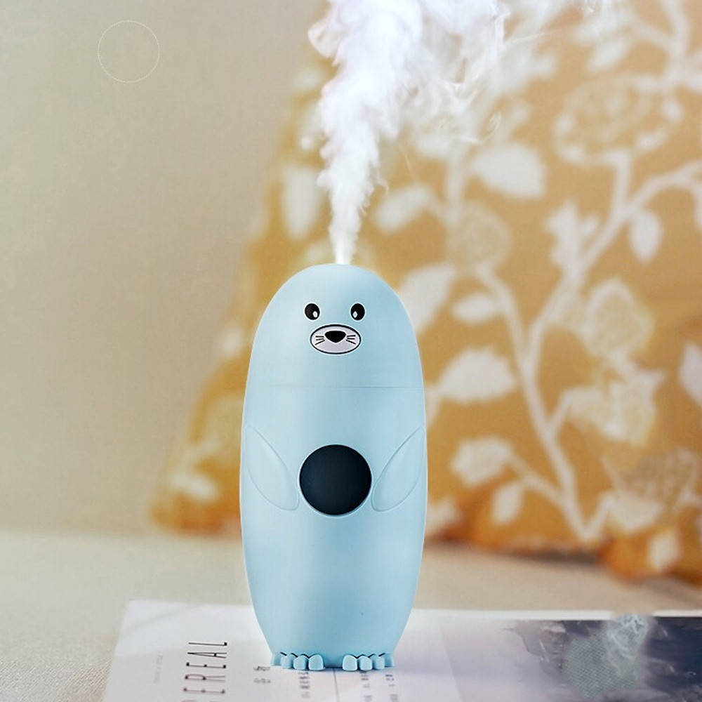 

Мини Увлажнитель-ночник 300 мл Liam Тюлень / Увлажнители воздуха Голубой