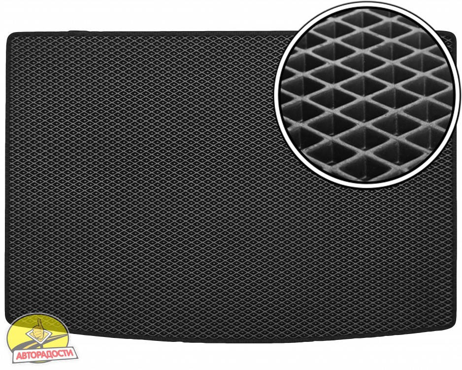 

Коврик в багажник для Volkswagen Golf Plus V '05-09, EVA-полимерный, черный (Kinetic)