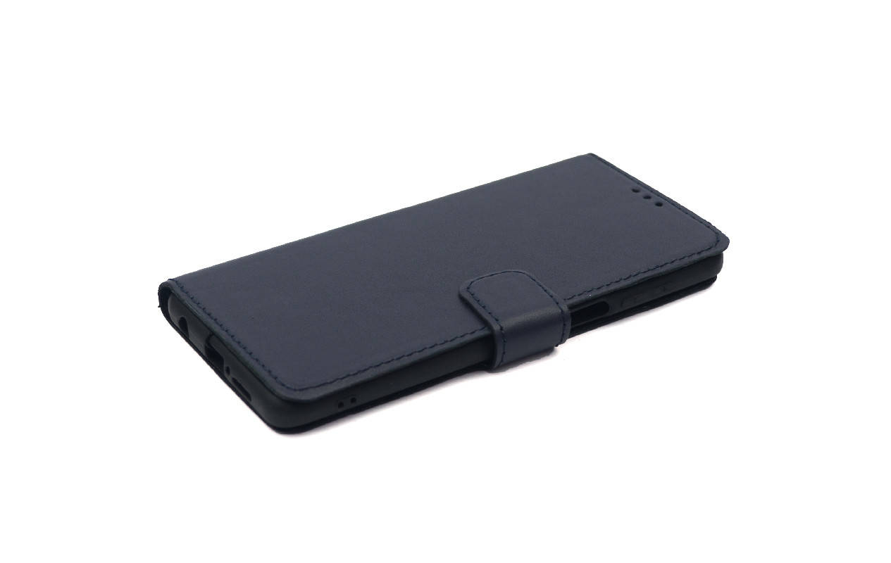 

Чехол книжка Mavis для Xiaomi Redmi Note 9 Pro из натуральной кожи Темно-синий