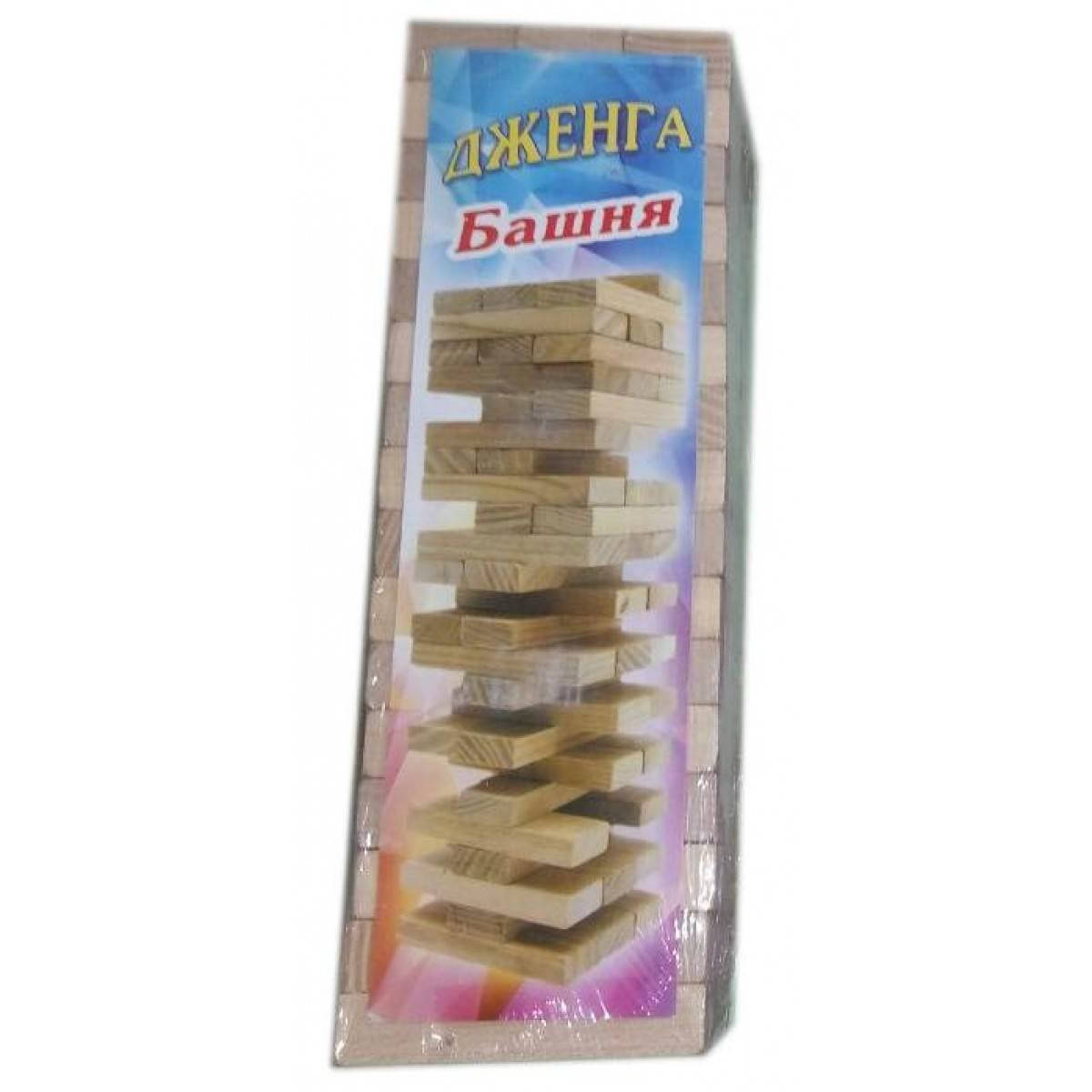 

Игра настольная "Дженга", массив дерева (48 брусков)(23х7х7 см) Суперціна!