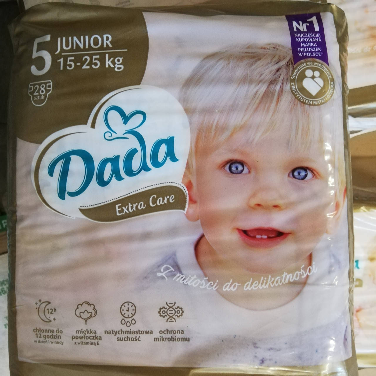 

Подгузники Dada Extra Care 5 Junior (15-25 кг), 28 шт