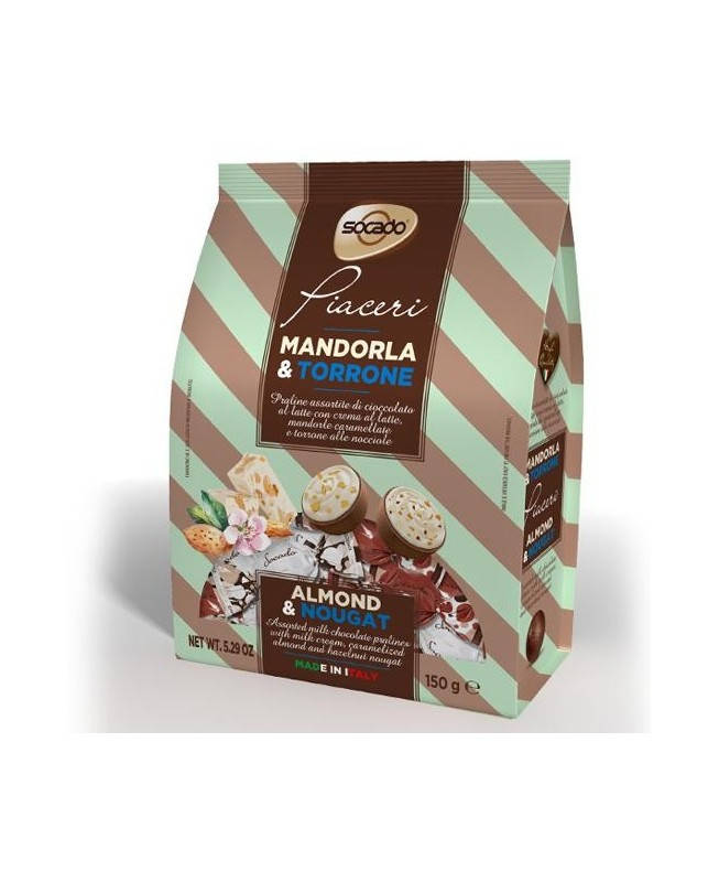 

Шоколадные конфеты Socado Piaceri Mandorla i Torrone 150g
