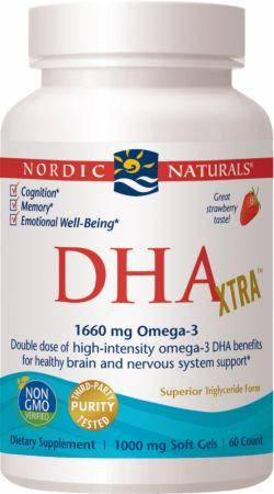 

Nordic Naturals ДГК Омега-3 (DHA Xtra) со вкусом клубники 1000 мг 60 капсул