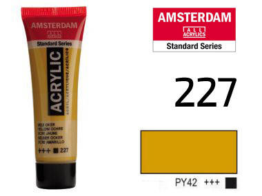 

Краска акриловая AMSTERDAM, (227) Охра желтая, 20 мл, Royal Talens