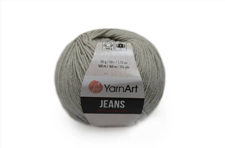 

YarnArt Jeans, Светло-серый №49