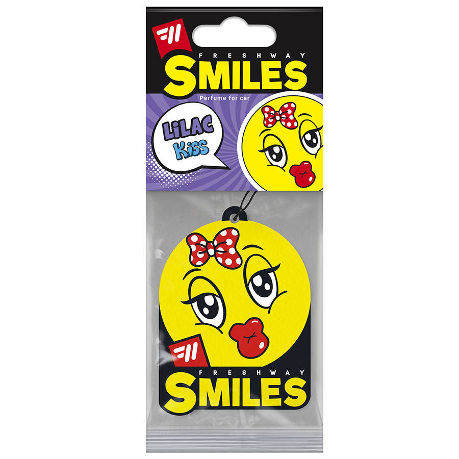

Ароматизатор сухой листик FreshWay Smiles Dry Lilac (Сирень)