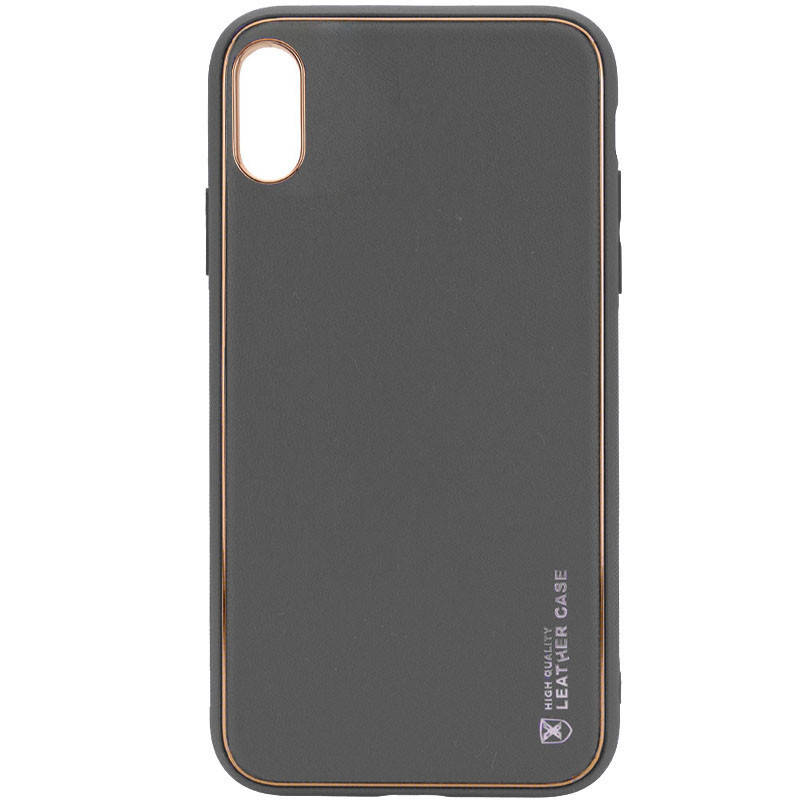 

Кожаный чехол Xshield для Apple iPhone X / XS (5.8") Серый / Gray