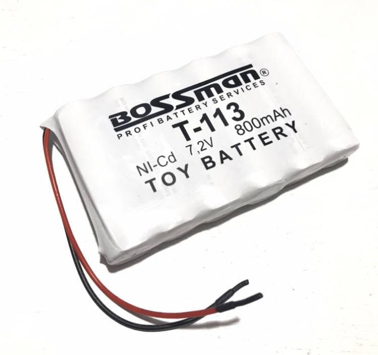 

Аккумуляторная сборка Bossman-Profi T-113 7.2V 800mAh (Ni-Cd)