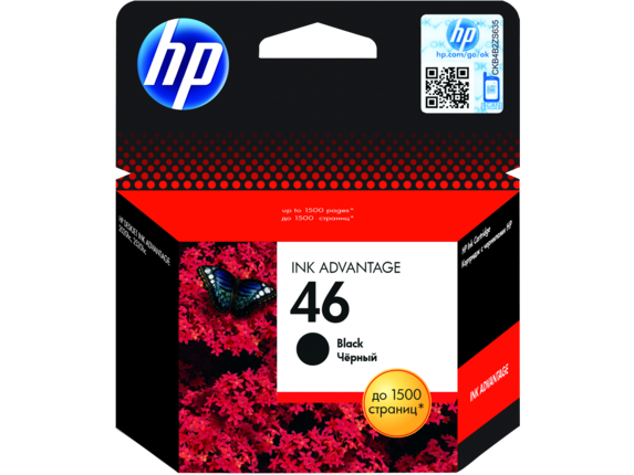 

Картридж HP для Deskjet Ink Advantage 2520 HP 46 Black (CZ637AE)