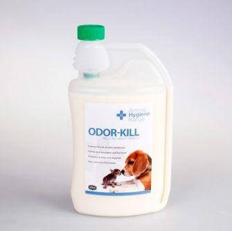 

Для устранения запахов средство Odor Kill Animal Health. 500