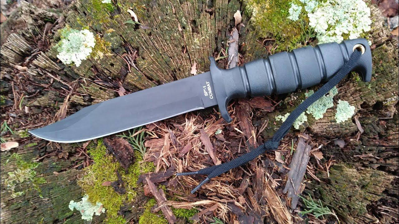 

Тактический армейский нож Ontario SP-1 Combat. Сделано в США, Черный
