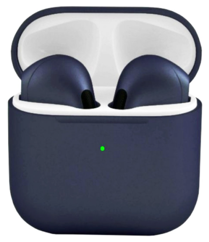 

Беспроводные наушники с микрофоном Bluetooth наушники в кейсе Apple Air Pro 4 TWS Синий