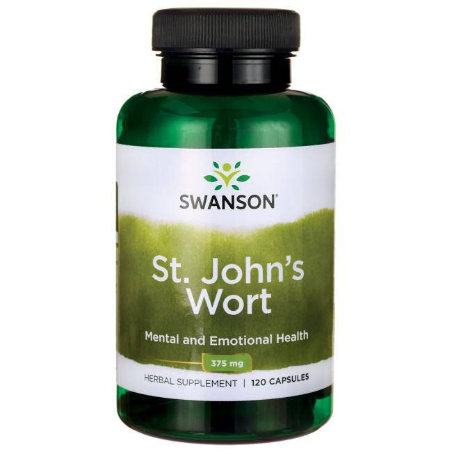 

Swanson Premium St. John's Wort Зверобой 375 мг 120 капс