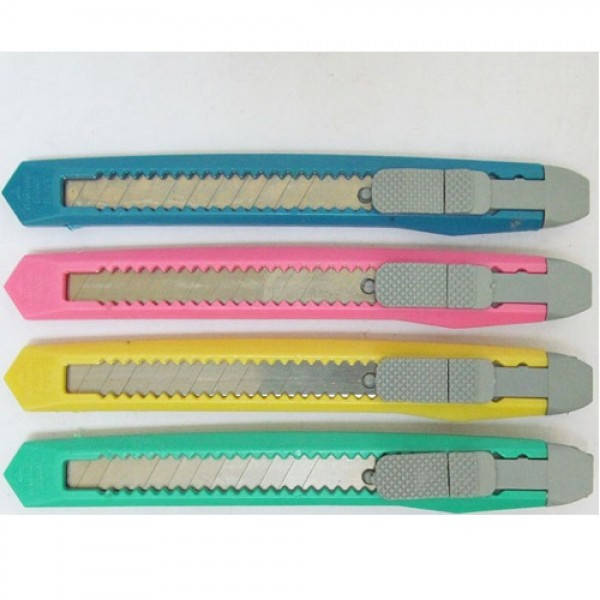 

Нож канцелярский 9мм на ленте 12шт / уп, ST00140