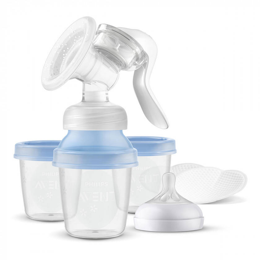 

Молокоотсос механический Philips Avent Naturals с контейнерами, Белый