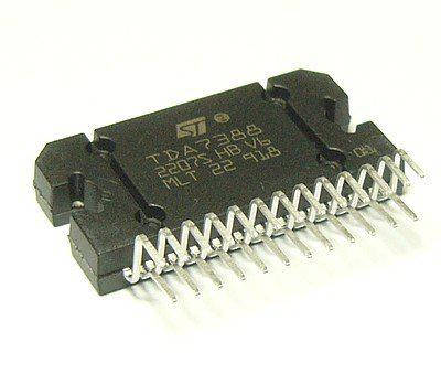 

Микросхема УНЧ TDA7388 4x41Вт демонтаж