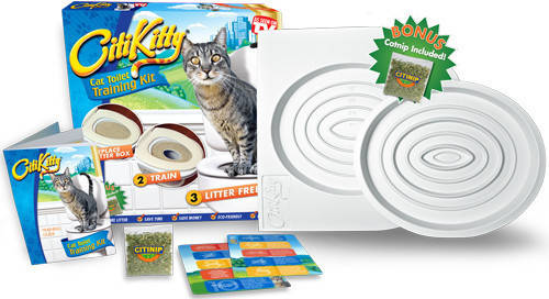 

Система приучения кошек к унитазу Citi Kitty Cat Toilet Training | приучитель котов