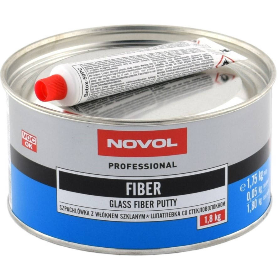 

Шпаклевка Novol Fiber стекловолокнистая 1.8 кг