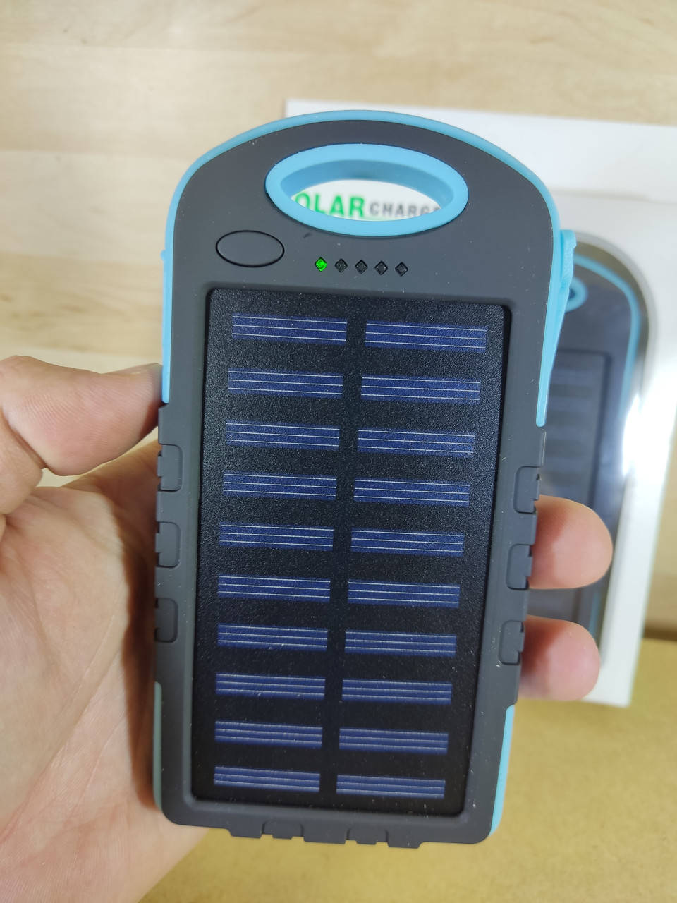 

Power Bank Solar A50 30000 mAh фонарь 12 LED повер банк внешний аккумулятор