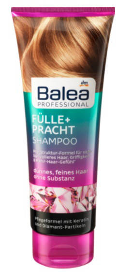 

Шампунь Balea Professional Shampoo Fülle + Pracht для тонких волос 250 мл