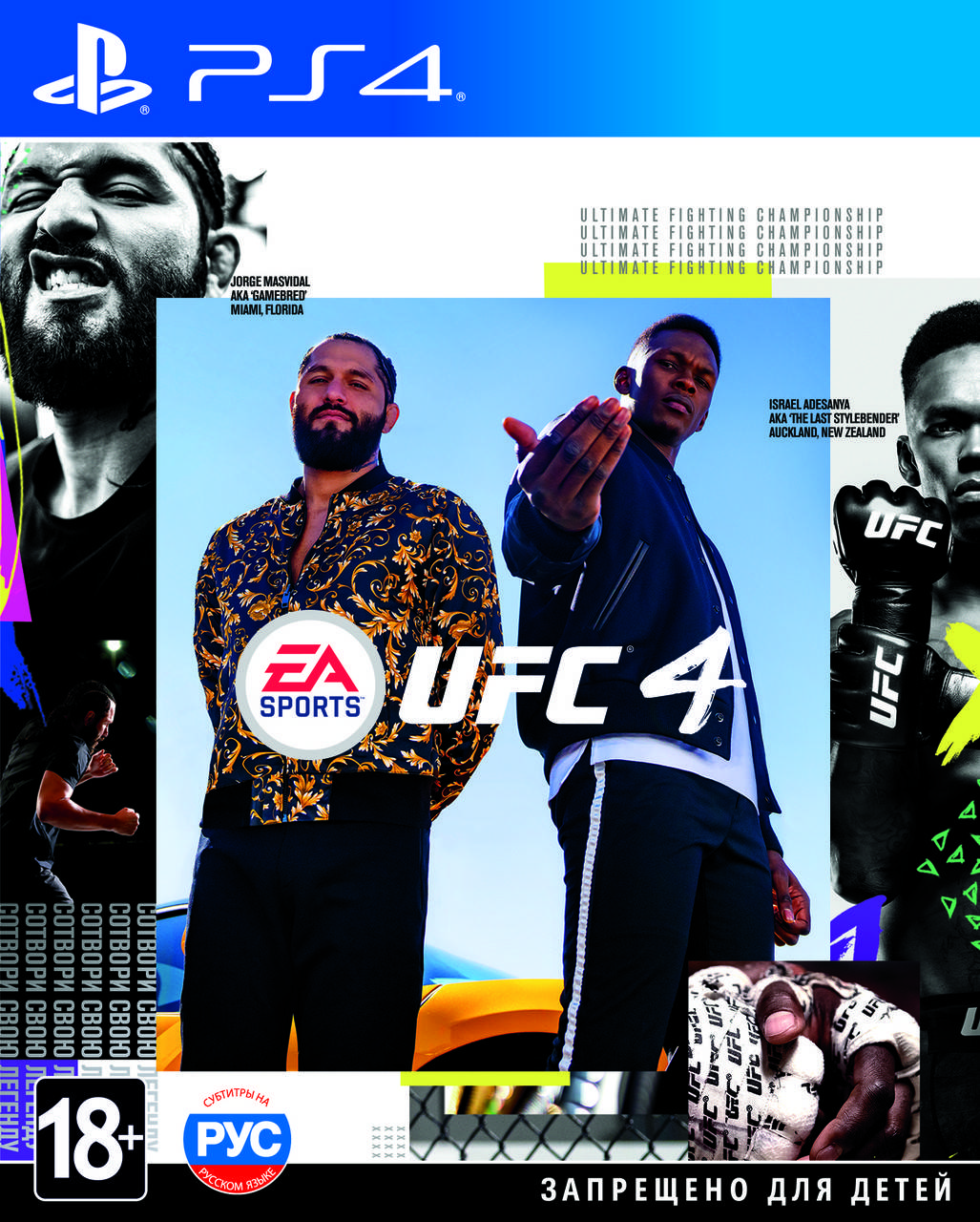 

Диск с игрой UFC 4 [Blu-Ray диск] (PlayStation 4)