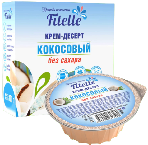 

Крем-десерт ФитПарад Fitelle "Кокосовый" (100 грамм)