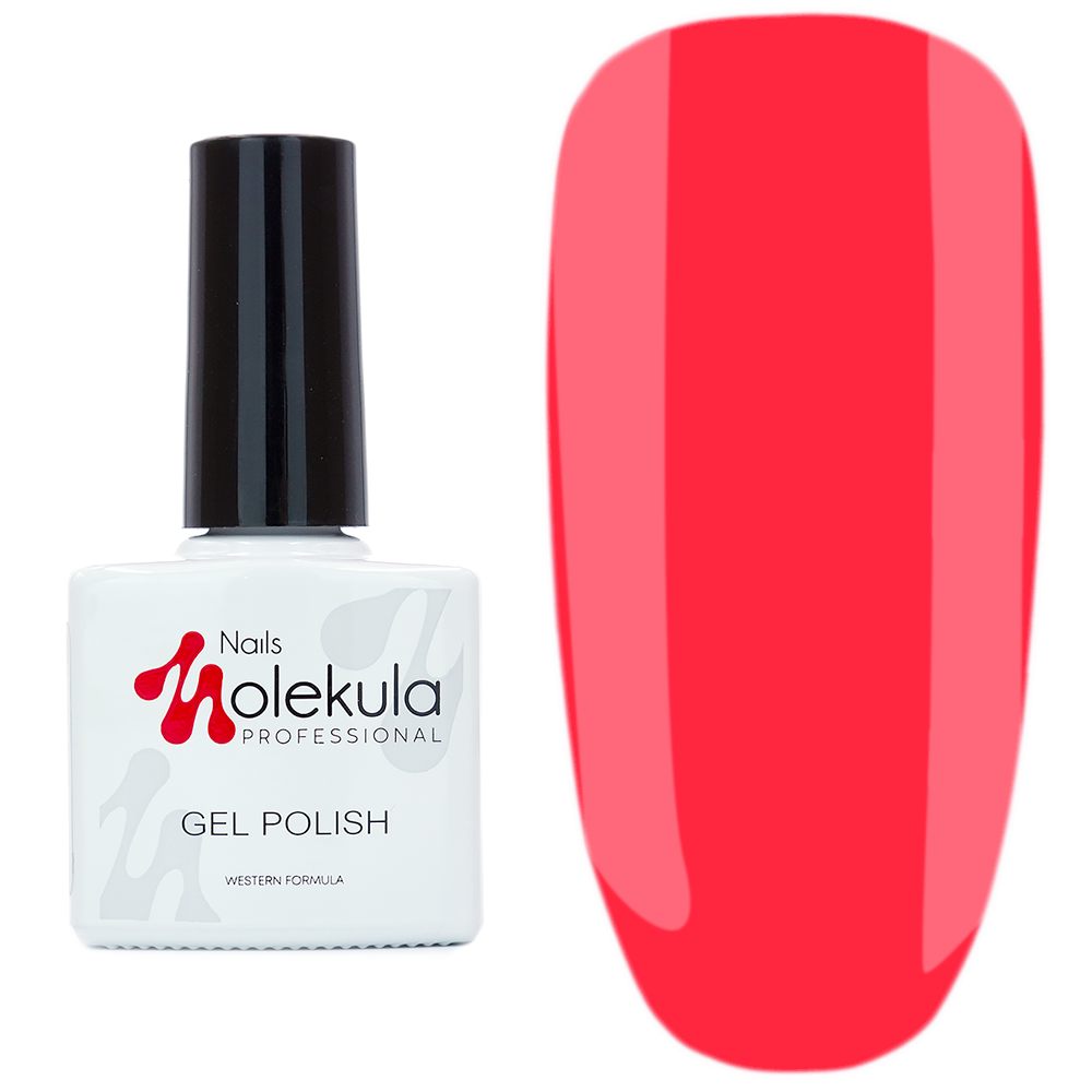 

Гель-лак для ногтей Nails Molekula Gel Polish № 096 Розово коралловый неон