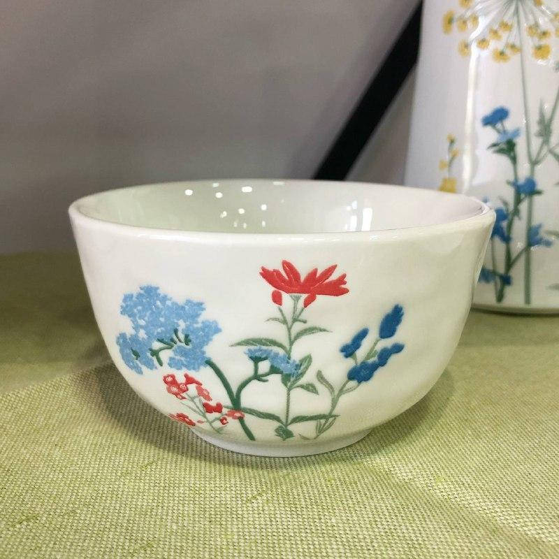 

Пиала фарфоровая "Fleurs" (11 х 6 см), Белый