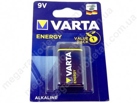 

Крона 6LR61 9V VARTA
