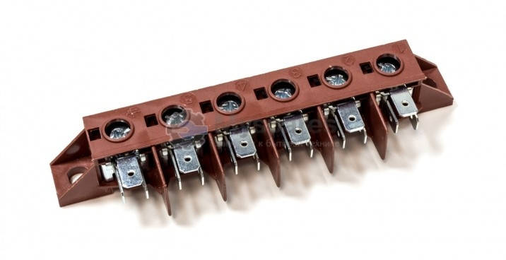 

Клемная колодка на 6-ть контактов 40A/450V COK960UN