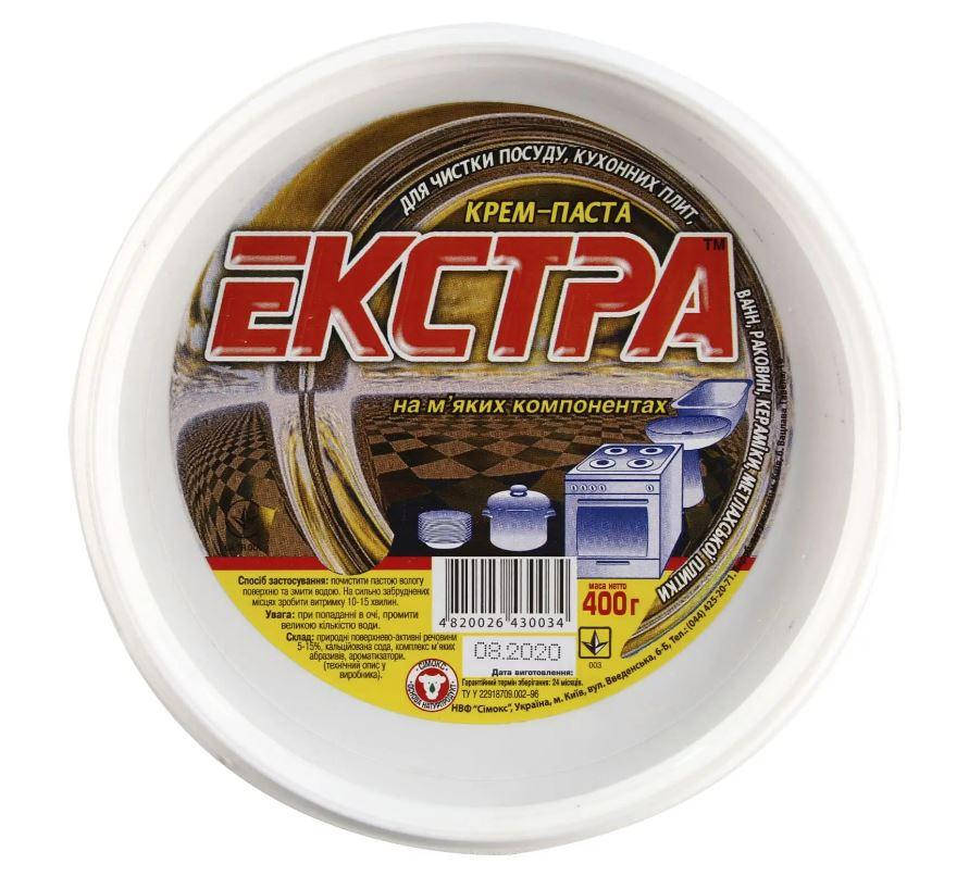 

Крем-паста "ЭКСТРА" чистящая абразивная
