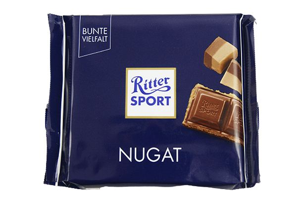 

Шоколад Ріттер Спорт нуга Ritter Sport nugat 100g 80шт/ящ (Код : 00-00005061)