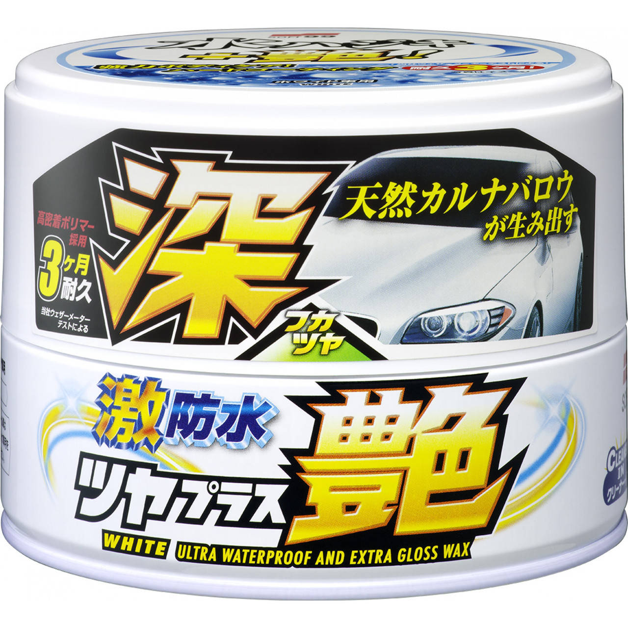 

Водоотталкивание и блеск для белых автомобилей SOFT99 Water Block Wax Gloss Type 200г 197078