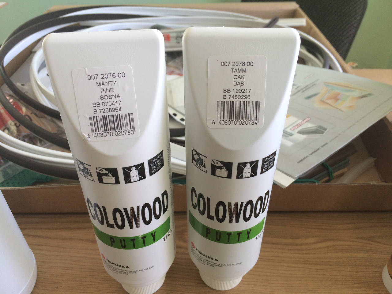 

Шпаклевка по дереву Tikkurila Colowood, сосна