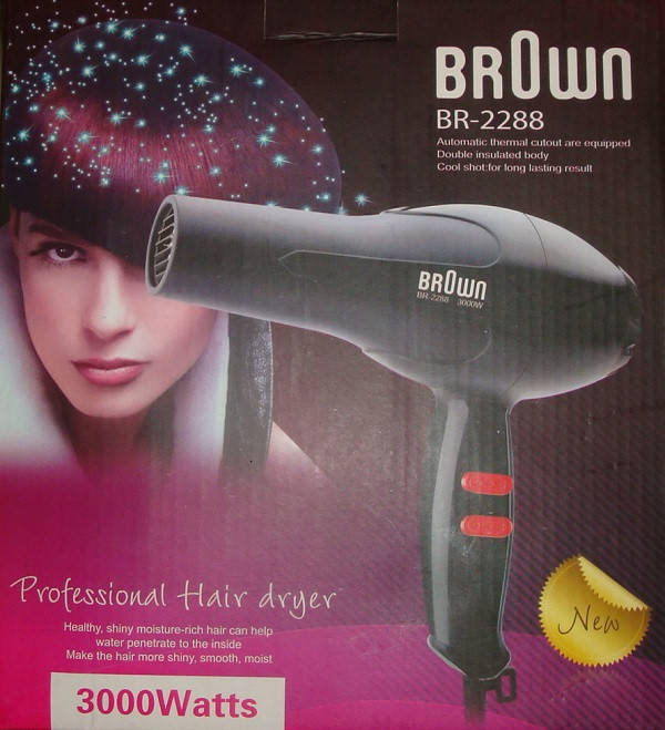

Фен для волос Brown BR-2288 3000 Вт