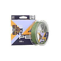 

Шнур Zeox Element PE X4 100м Moss Green #2.0, Зелёный