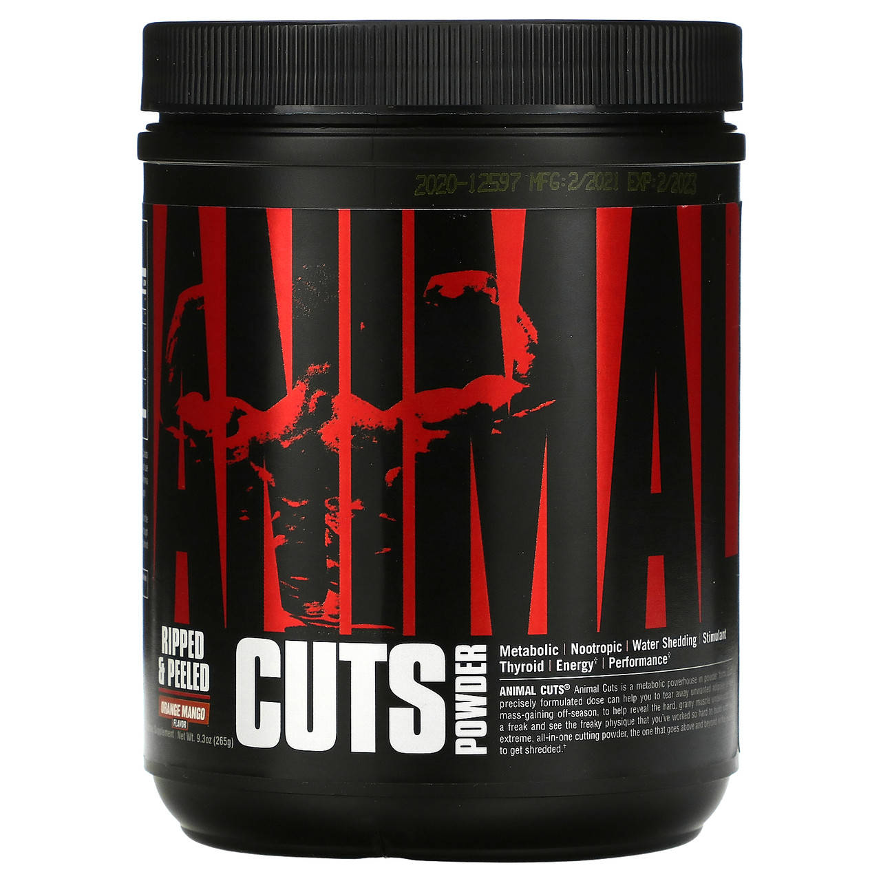 

Animal Cuts Powder 265g (Orange mango)