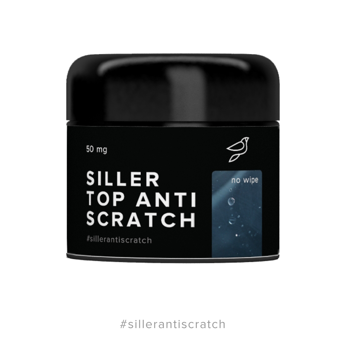 

Siller Top No Wipe Anti Scratch - топ без липкого слоя "без царапин", 50 мл