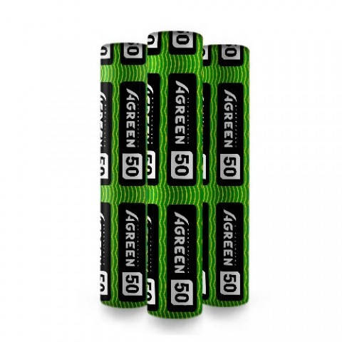 

Агроволокно 50г/кв.м 0,8м х 100м Чёрное, Agreen, Черный