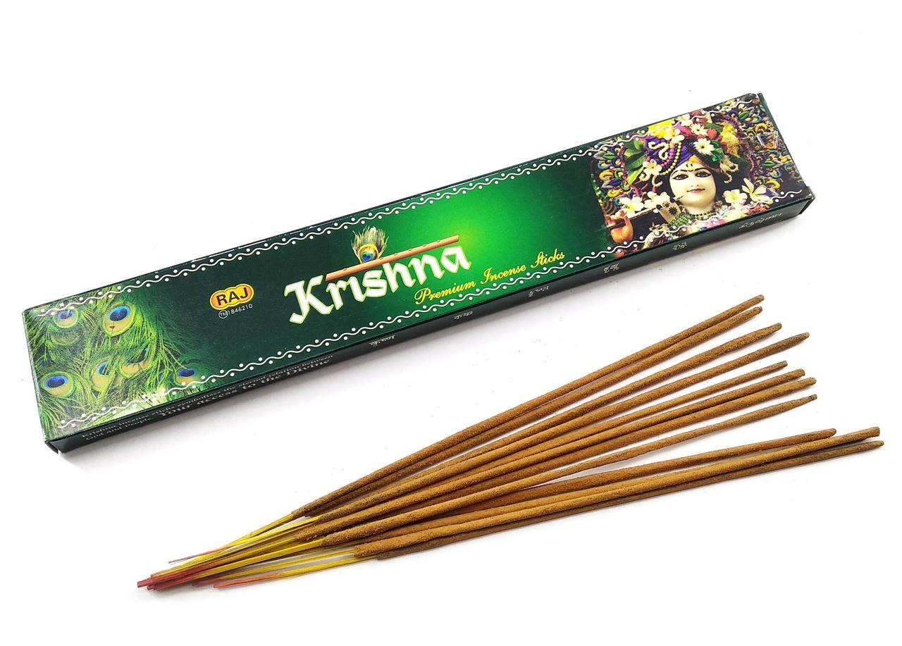 

Krishna (Кришна)(20 гр.)(Raj) (12/уп) масала благовоние