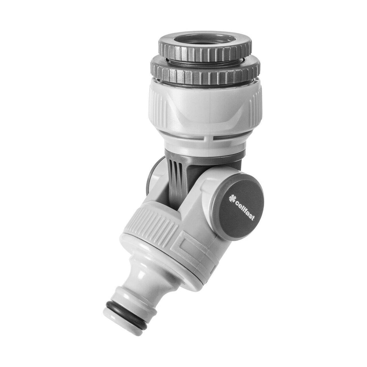 

Угловой адаптер с внутренней нарезкой Ideal 1/2-3/4-1" Cellfast
