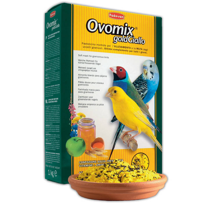 

Padovan Ovomix giallo 300g - корм для вскармливания птенцов
