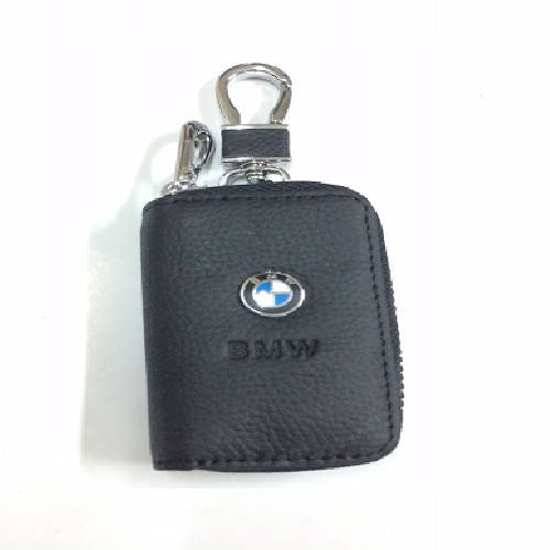 

Ключница с чехлом и карабином, логотип BMW, Черный