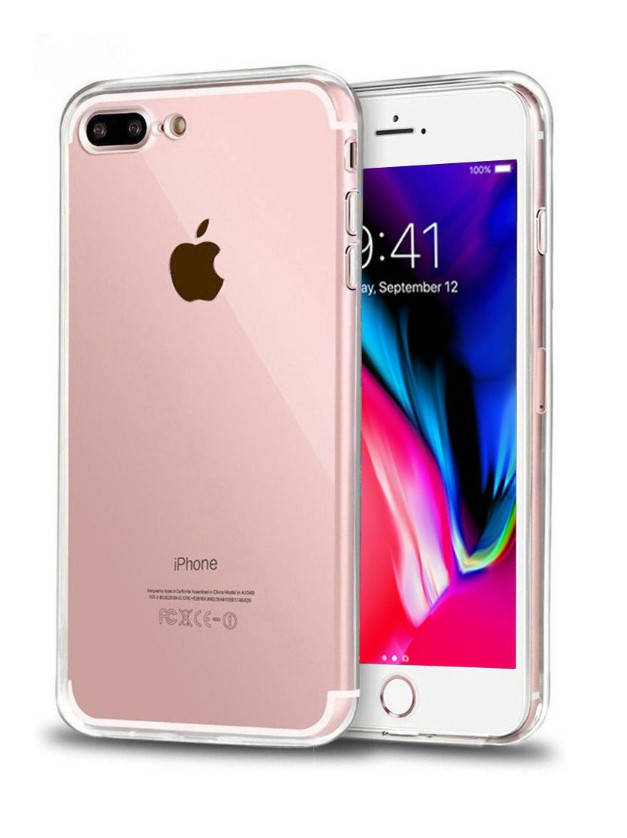 

Силиконовый чехол для iPhone 7 Plus /8 Plus, Прозрачный