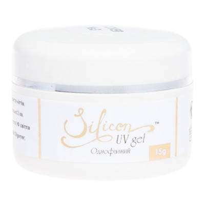 

Silicon UV Gel Clear - гель для наращивания, 15 мл, Прозрачный