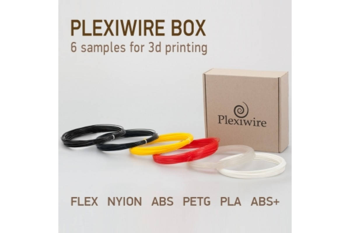 

Plexiwire Box - образцы пластиков для 3D печати