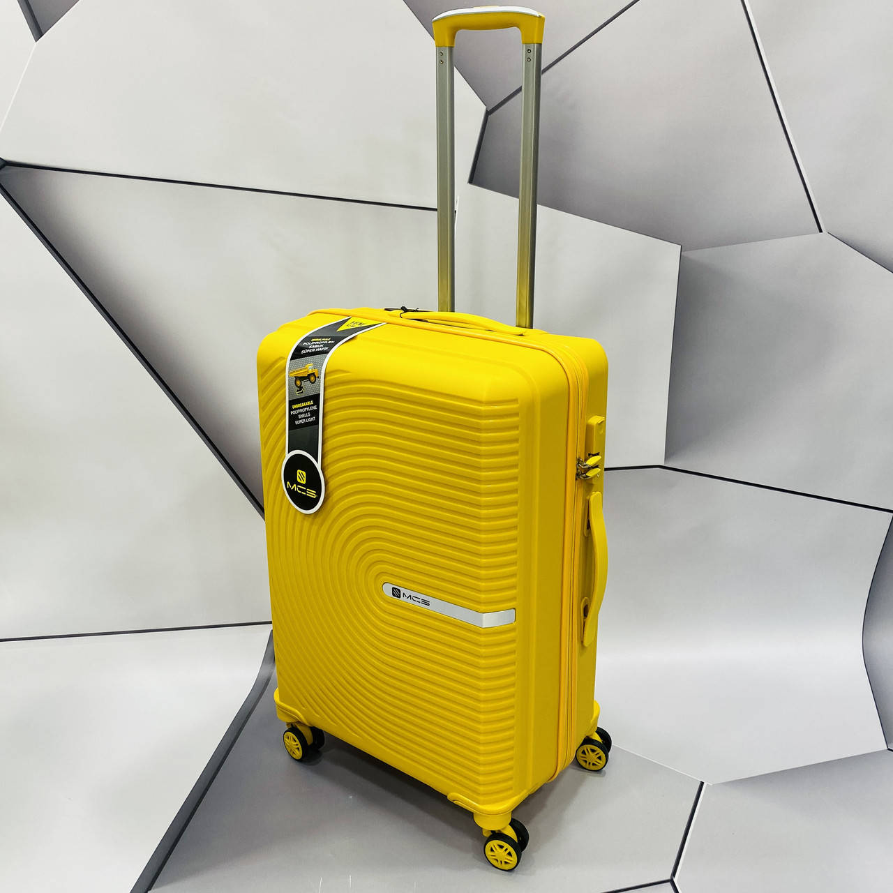 

Чемодан  из полипропилена MCS V374, Желтый